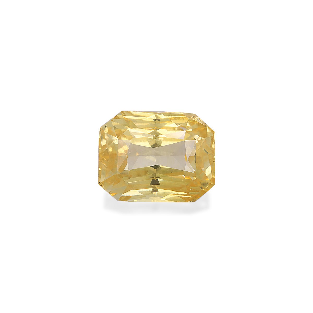 Yellow Sapphire Rectangular Radiant Cut Daffodil Yellow