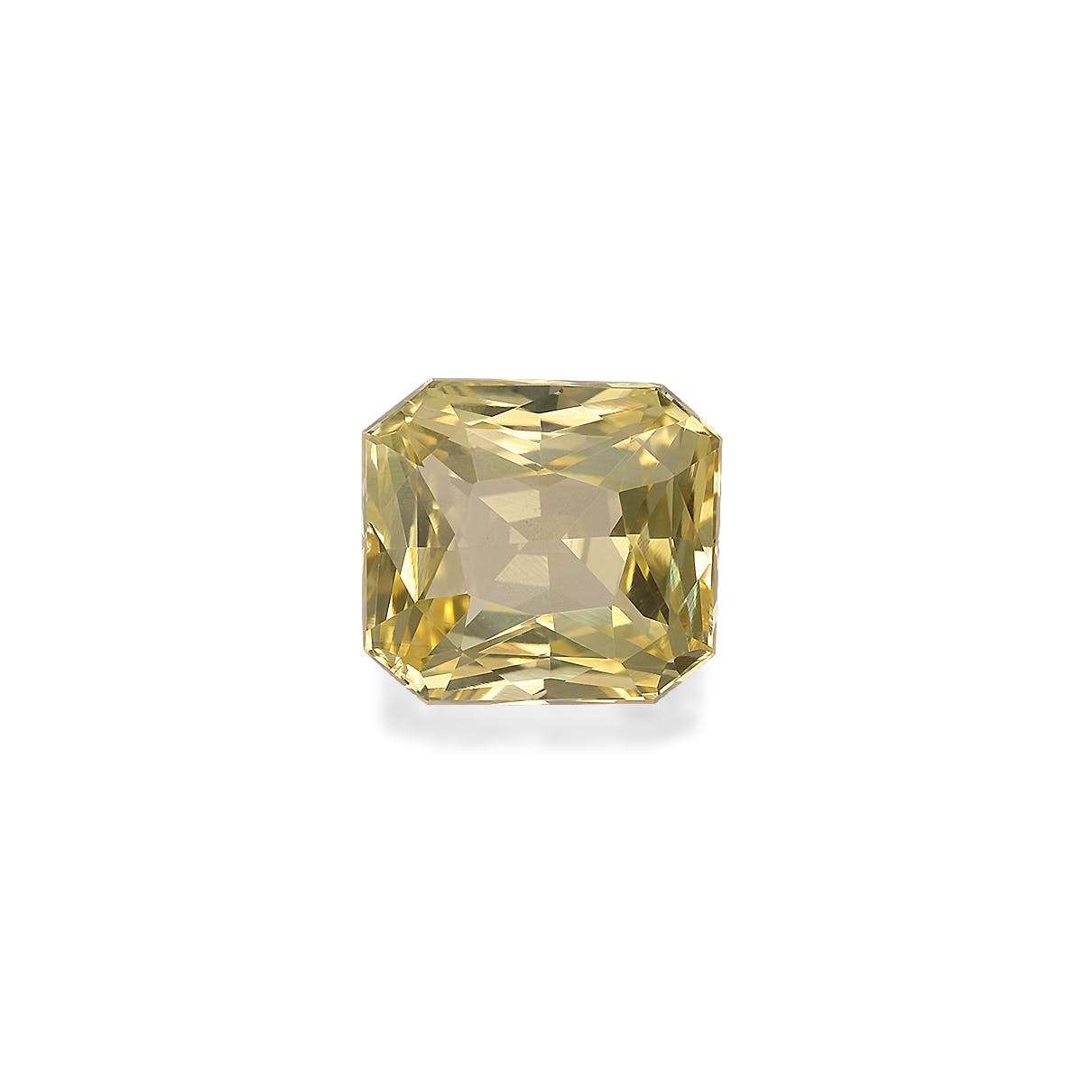 Yellow Sapphire Rectangular Radiant Cut Yellow