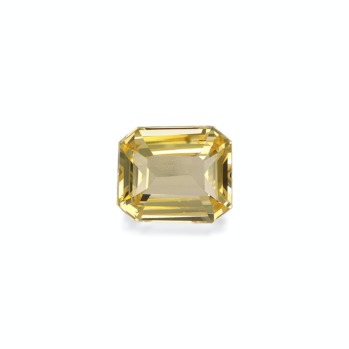 Yellow Sapphire Rectangular Emerald Cut Yellow