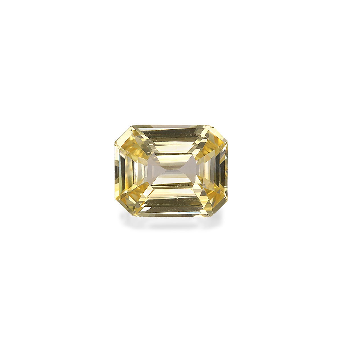 Yellow Sapphire Rectangular Emerald Cut Yellow