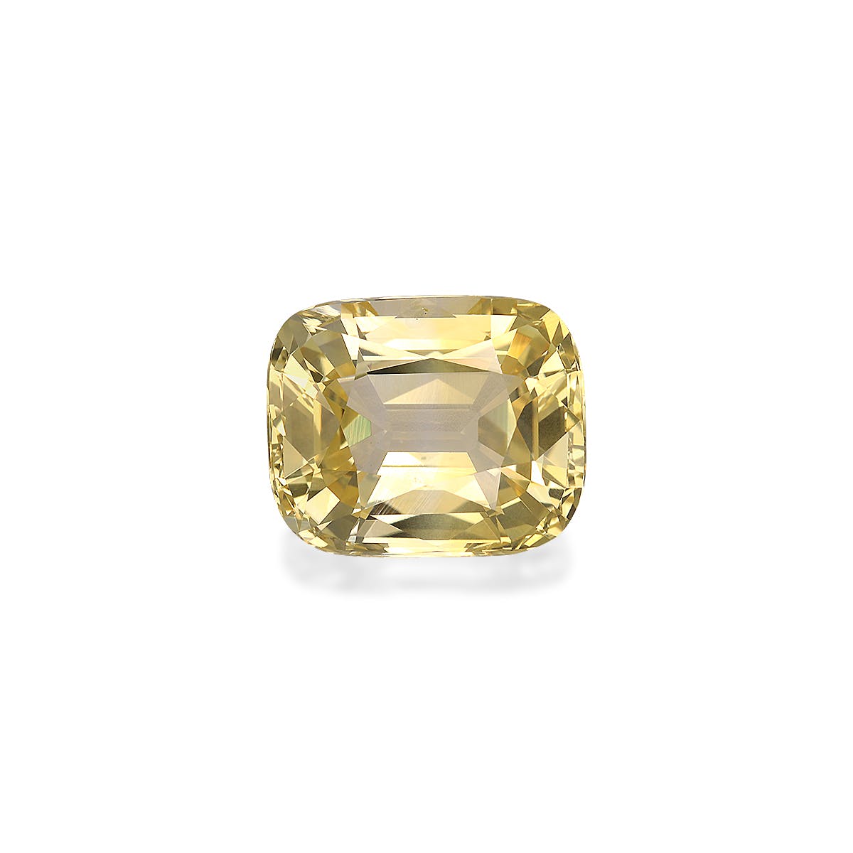 Yellow Sapphire Cushion Fine Step Cut Daffodil Yellow