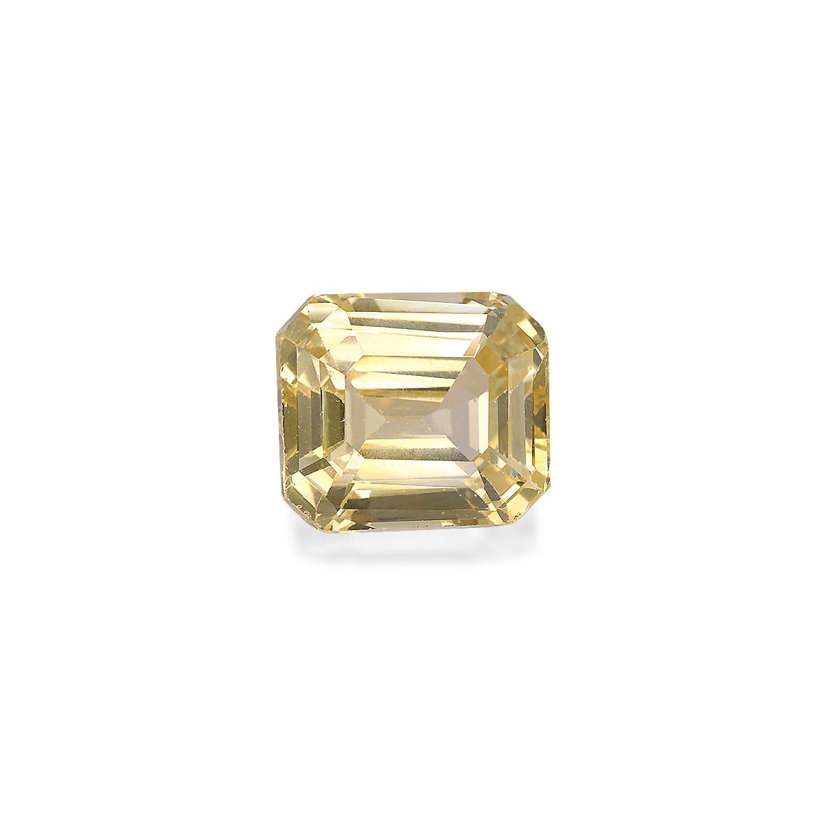 Yellow Sapphire Rectangular Emerald Cut Daffodil Yellow