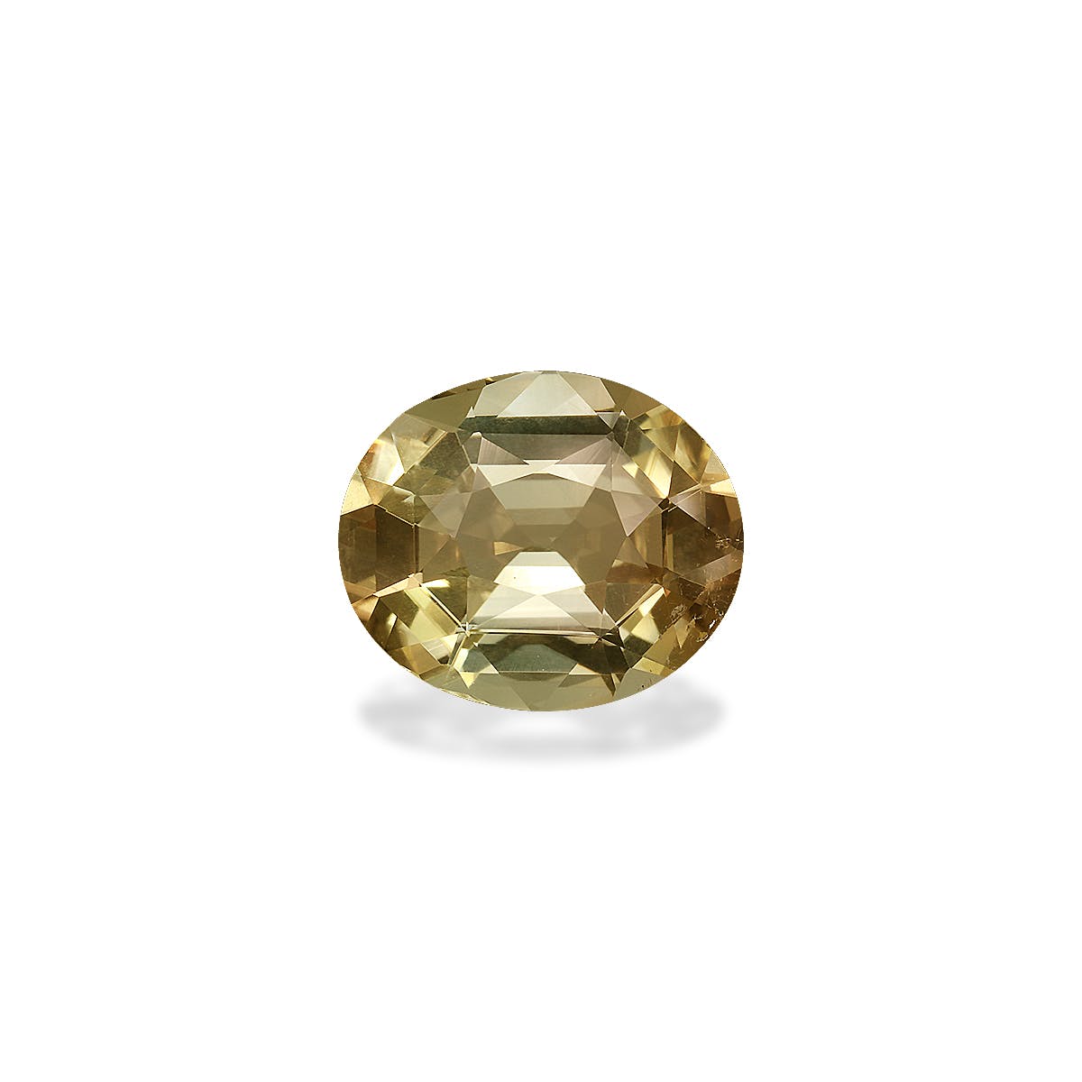 Yellow Tourmaline Oval Fine Step Cut Daffodil Yellow