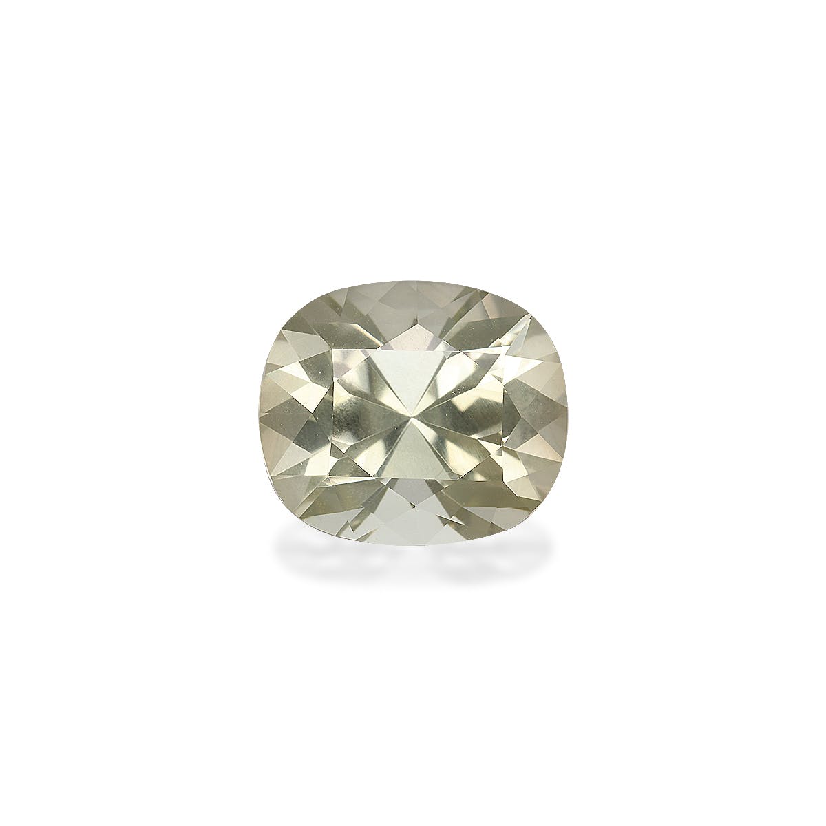 Yellow Tourmaline Cushion Brilliant Diamond Cut Yellow