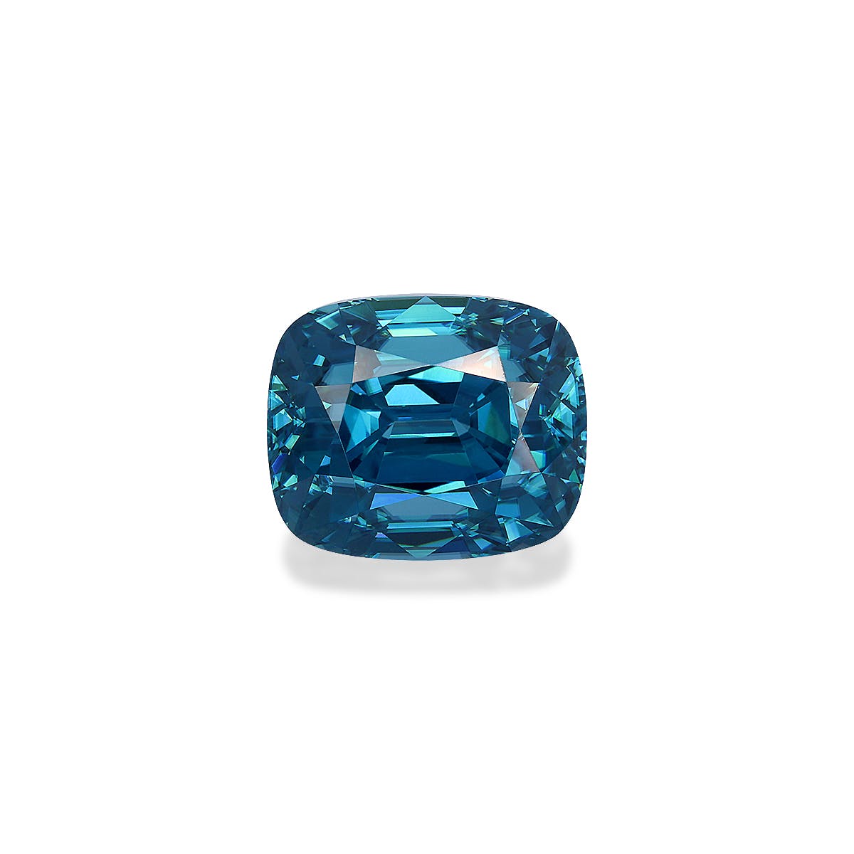 Zircon>Blue Zircon Cushion Fine Step Cut Mint Blue